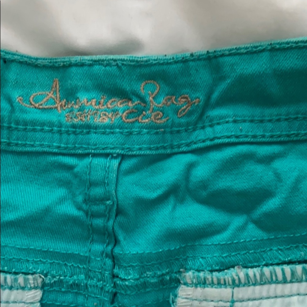 American Rag Turquoise Mini Shorts - Picture 3 of 4
